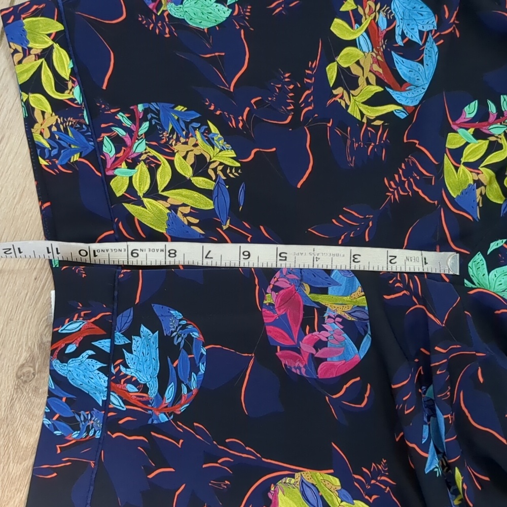 Marc Cain floral print lightweight pants Sz 8 - Picture 7 of 11